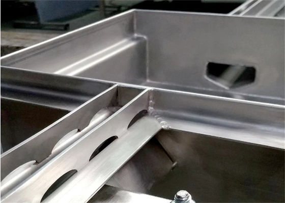 kualitas  Custom Sheet Metal Welding Aluminum Parts Small AISI Standard pabrik