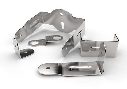 Bagian Aluminium Stamped Precision Custom Sheet Metal Fabrication Stamping Components Layanan