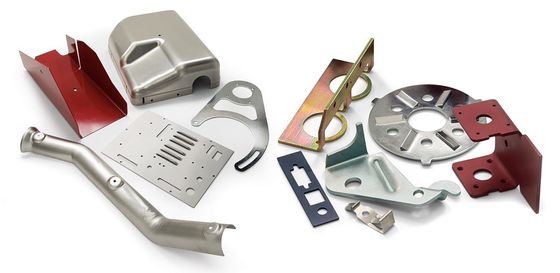 Bagian Aluminium Stamped Precision Custom Sheet Metal Fabrication Stamping Components Layanan