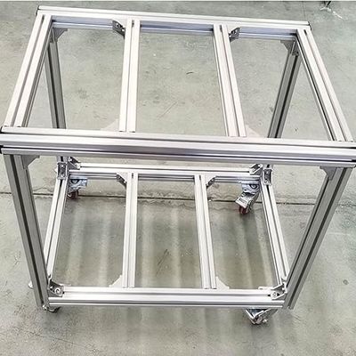 2525 T Slot Aluminium Profile Bending Profil Ekstrusi Komponen presisi Layanan
