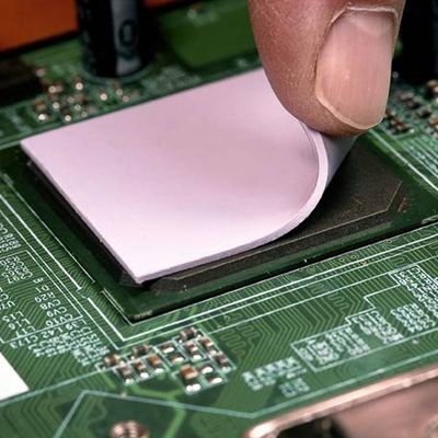 Fleksibel Soft Thermal Pad Thermal Conductive Silicone Pad ISO