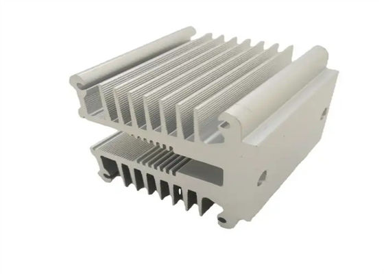 Polishing Aluminium Extrusion Heat Sink Profil ringan