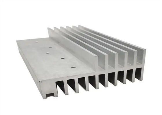 Polishing Aluminium Extrusion Heat Sink Profil ringan