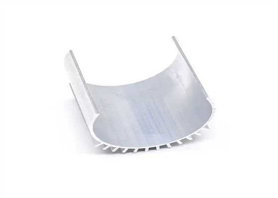 Profil Ekstrusi Aluminium Anodisasi Bulat Untuk Aplikasi Industri