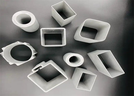 Precision Extruded Aluminium Square Tube Shapes Proyek serbaguna
