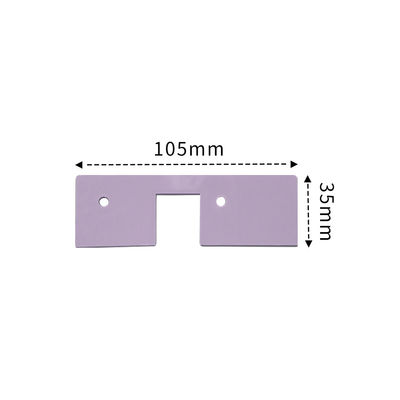 Industrial Electronics Heat Insulation Silicone Cpu Pad Ketebalan 0,5mm-15mm