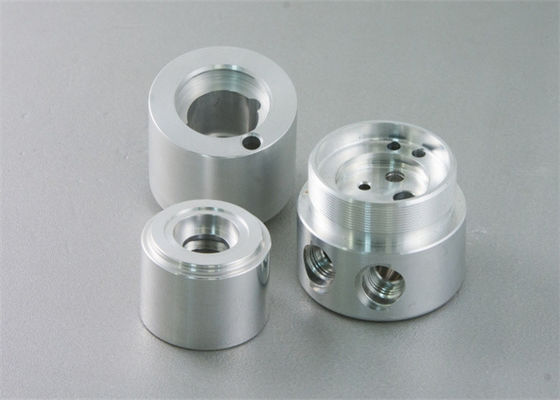 Anodized Aluminium CNC Turned Parts Perak CNC Machining Turning Parts Pemasok