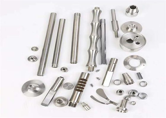Silver CNC Turning Service Otomatis Kulit Precision Diputar Komponen