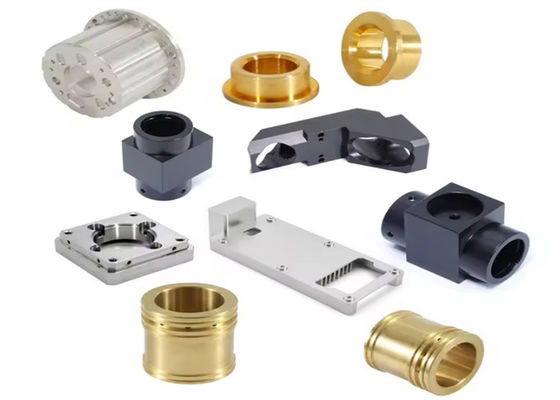 Metal Custom 5 Axis Machining Deburred CNC Machining Bagian penggilingan