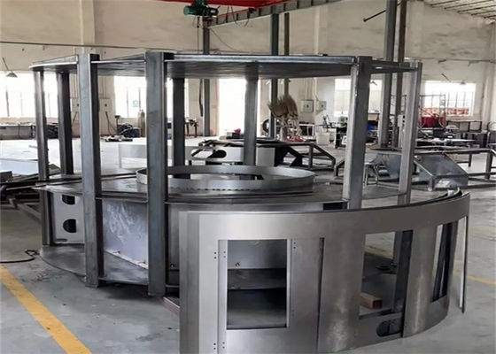 Proses pengelasan logam lembaran industri Bagian logam potong laser kecil