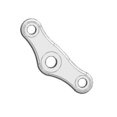 Titanium Grade 5 / 6AL-4V9 Main-Sheet Adjustable Toggle untuk Karat Permukaan 0.4um Ra
