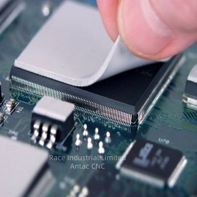 Fleksibel Silicone Thermal Pad 0,020-0,200mm Dielektrik Konstan 3,49 ~ 9,8 1MHz Sampel Gratis