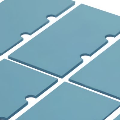 Fleksibel Silicone Thermal Pad 0,020-0,200mm Dielektrik Konstan 3,49 ~ 9,8 1MHz Sampel Gratis