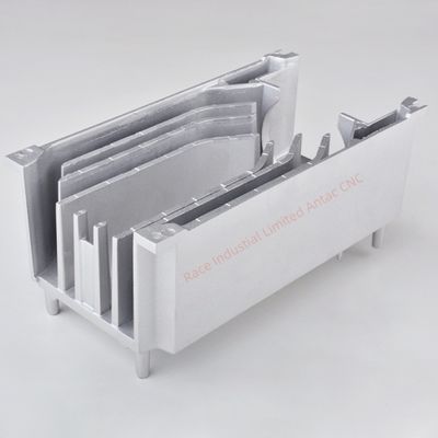 Bagian Die Casting Paduan Dibuat Melalui Proses Pemesinan Aluminium Die Casting Industri Presisi