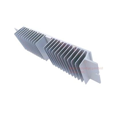 Profil Ekstrusi Aluminium Ketebalan Disesuaikan Presisi Tinggi 0,01mm Anodized Finish Aplikasi Industri