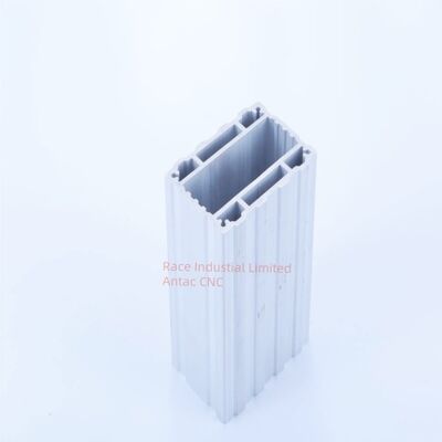 Industri Grade Powder Coating Aluminium Extrusion Profiles Ukuran Khusus Komponen Aplikasi Struktural