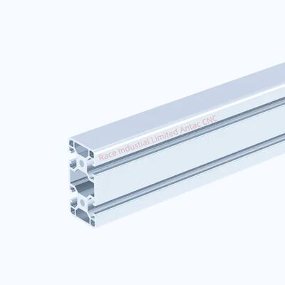 Sandblasted Finish Custom Extrusions Rangkaian Roller awet Aluminium Profil Ekstrusi Komponen