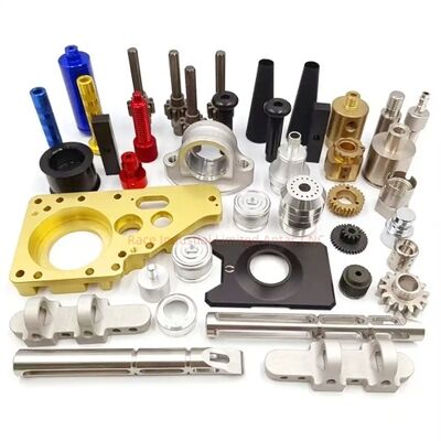 Suku Cadang Pengerjaan CNC Presisi dengan Kekasaran Permukaan Ra0.2 hingga Ra3.2 dan Komponen Kustom Anodized