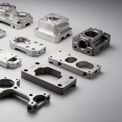 Kekerasan Menurut Bahan Bagian mesin CNC paduan aluminium Nomor Seri FLC-1 Bagian logam presisi untuk peralatan otomatisasi