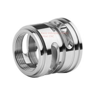 Logo Kustom Aluminium CNC Turning Parts Komponen Rekayasa Presisi Mesin CNC Cocok Untuk Berbagai Aplikasi
